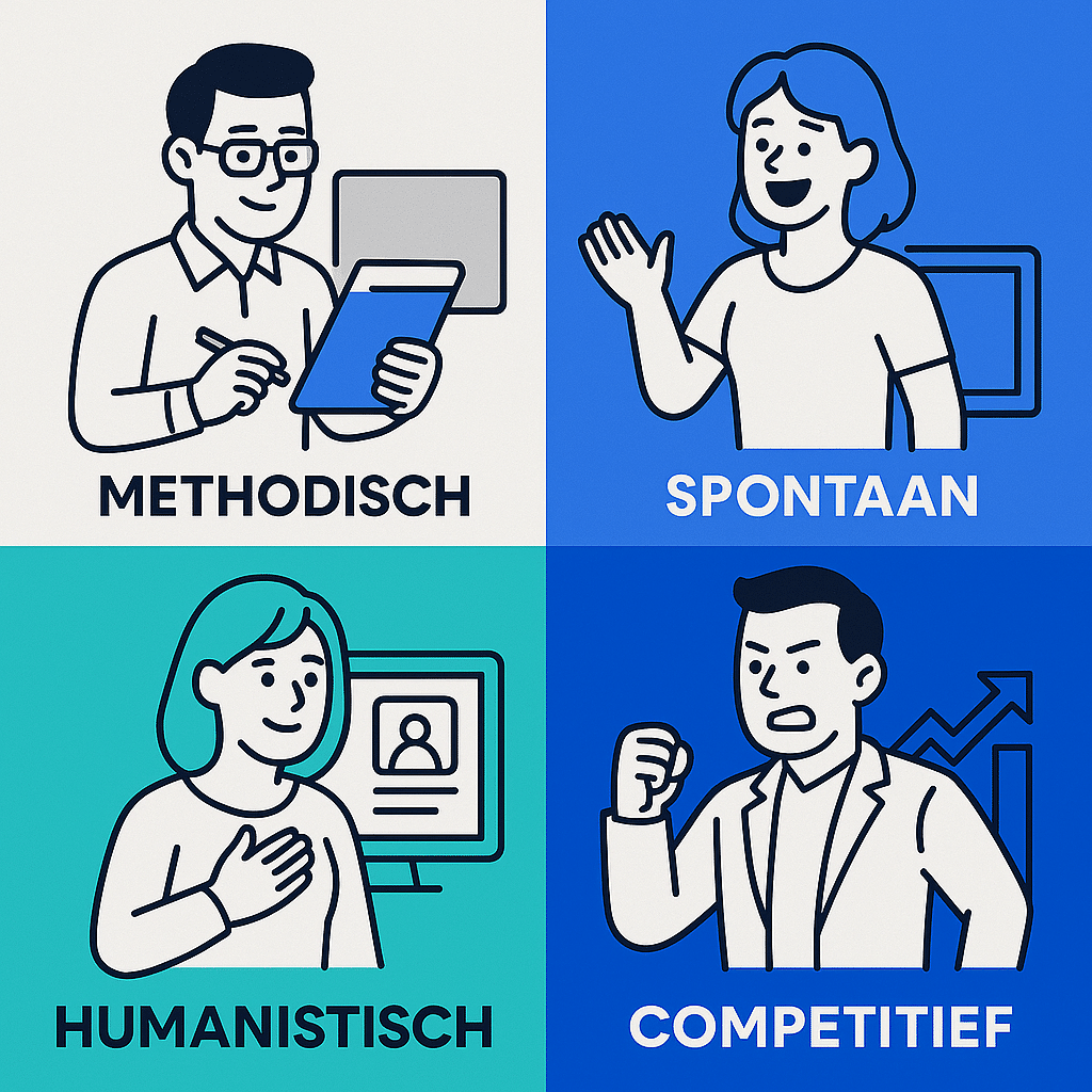 Vier typen bezoekers