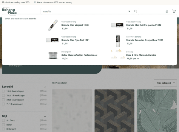 Behangplaza search